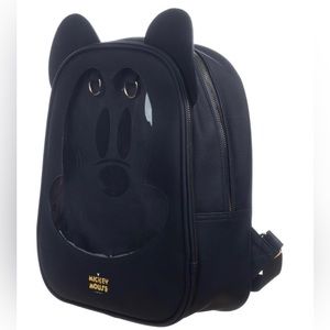 Mickey Mouse Faux Leather Mini Backpack